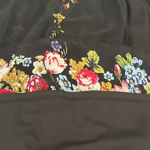Ever Pretty Floral Black Maxi Dress with V-Neck - Image 9