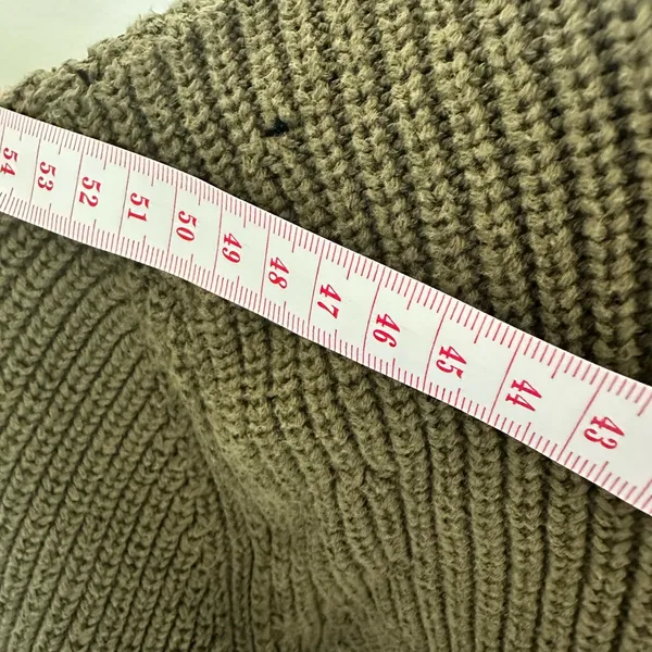 MANGO cotton knit cardigan in dark green - Image 11