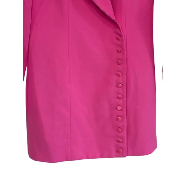 superdown Armida Button Blazer Dress in Hot Pink X-small New Nwt Jacket Mini - Image 5