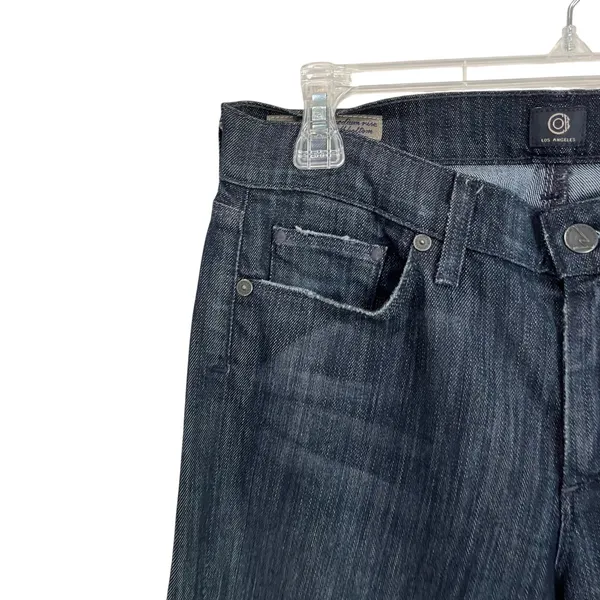 Y2K Citizens of Humanity Liberty Bell Bottom‎ Jeans Dark Wash USA 28 Boho - Image 11