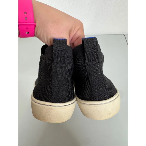 Rothys The Chelsea‎ Black Solid Knit Slip On Sneaker Bootie Womens 6.5 - Image 6