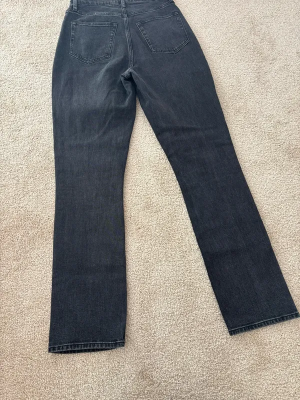 Abercrombie & Fitch Curve Love Ultra High Rise 90s slim Straight Jeans crossover - Image 7
