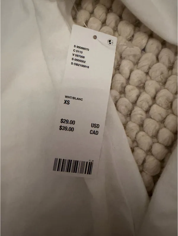 White Off-The-Shoulder Urban Outfitters Top - Image 5