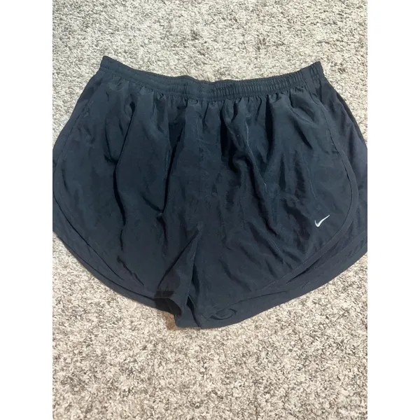Nike Dri-FIT Tempo Women Running Shorts Bundle 2 Pack Blue Black Size Large L - Image 4