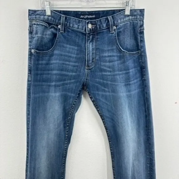Driftwood Denim Jeans Size 33 Slim Straight Leg Women's‎ Medium Wash Casual - Image 2