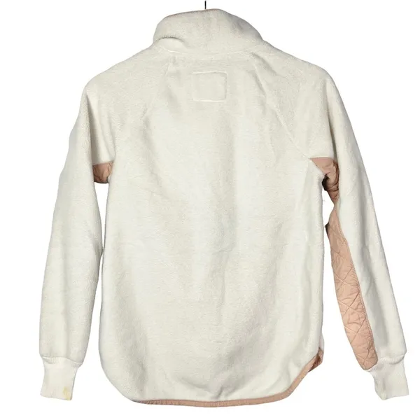 Abercrombie & Fitch‎ Asymmetrical Snap Up Fleece Sweatshirt XXS - Image 4