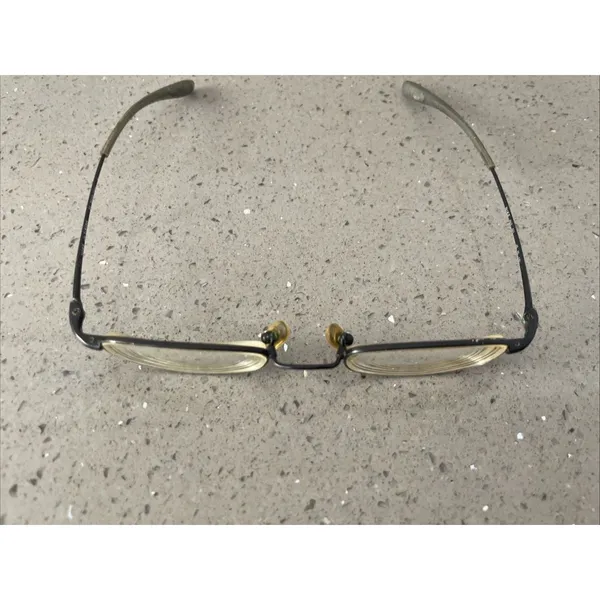Nike with Flexon 4603 001 Eyeglass Frames ONLY 45-20-135 Black metal full rim - Image 3