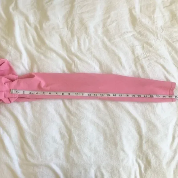 LoveShackFancy X Beach Riot Ayla Ribbed High Rise Legging in Carnation Size XS - Image 8