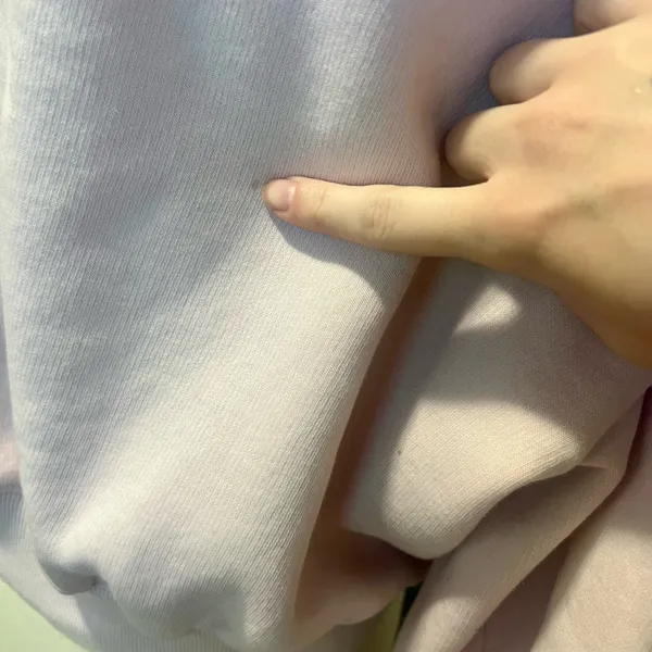 Zara Pale Pink Semi Cropped Sweatshirt - Image 10