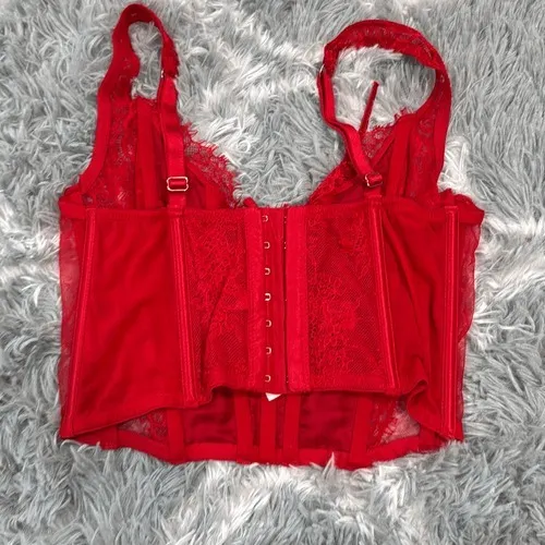 Victoria's Secret Unlined Lace-Up Corset Top size‎ small This romantic bustier - Image 4