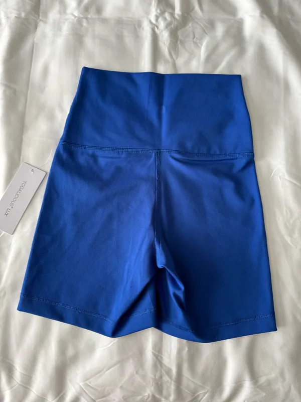 Royal Blue Lux Everyday 5” Biker Shorts - Image 5