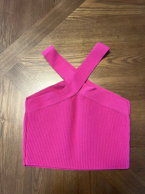 Sincerely Jules Pink Crop Top - Image 2