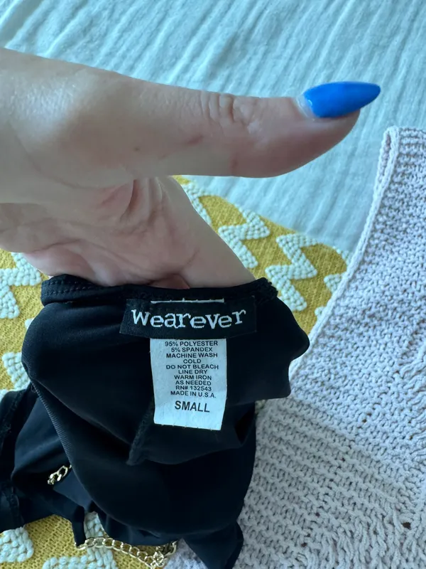 Wearever Black Slinky Open Back Dress - Image 5