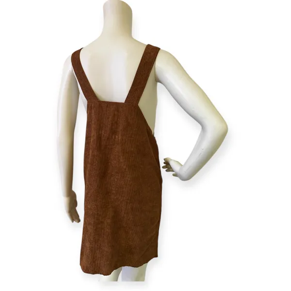 SheIn Double Pocket Corduroy Overall Dress - Image 6