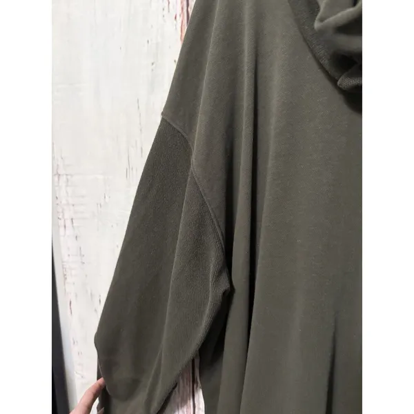 Nike Modern Fleece Oversize Hoodie Sequoia Green Center Swoosh Essential Size XL - Image 5