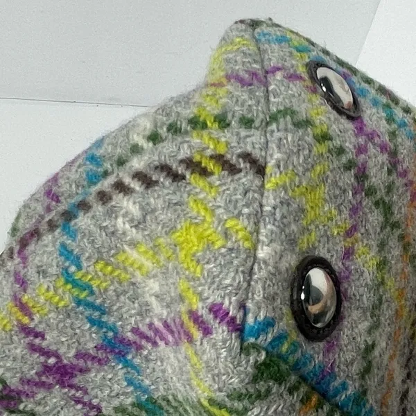 Coach Penelope Tattersall Colorful Plaid Wool Shoulder Bag Purse - Image 9