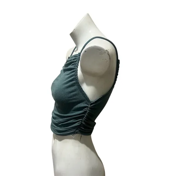 Out from under urban outfitters Women's Green Halter Knit Tank Top Size M Casual - Image 5