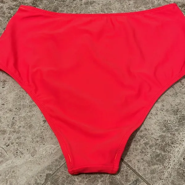 Aerie American Eagle High Waisted Cheeky Bikini Swim Bottom Medium - Image 10