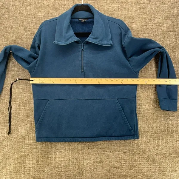 Beyond Yoga Pullover Qzip‎ Teal Small - Image 12