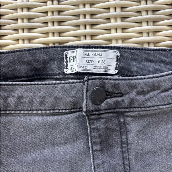 Free People Just Float On Bell‎ Bottom High Rise Jeans 28 boho whimsigoth edgy - Image 7