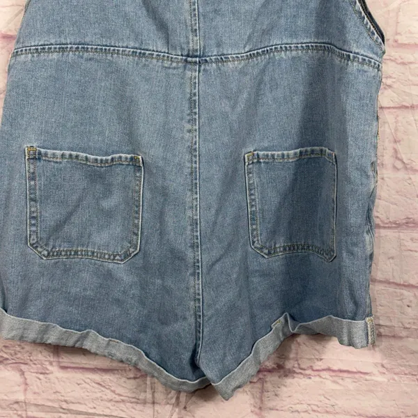 Cider Women’s Large Denim Overalls Shorts - Image 11