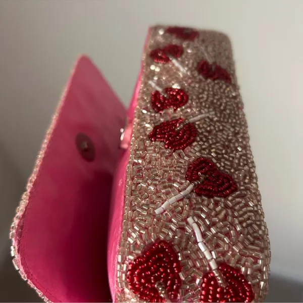 viral beaded lollipop shoulder bag sequins hand made with satin interior - Image 6