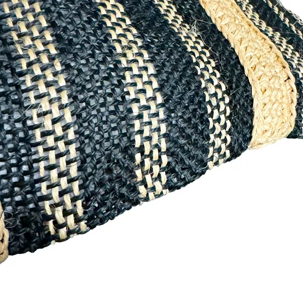 FIQUE DARK BLUE STRIPES TOTE BAG - Image 4
