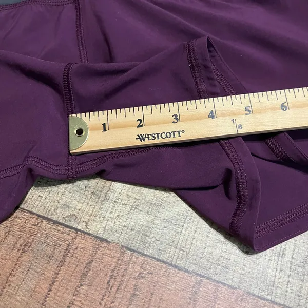 Lululemon Wmns Burgundy Groovy Run Short Sz 6 Athlete Gym Yoga Running Crossfit - Image 4