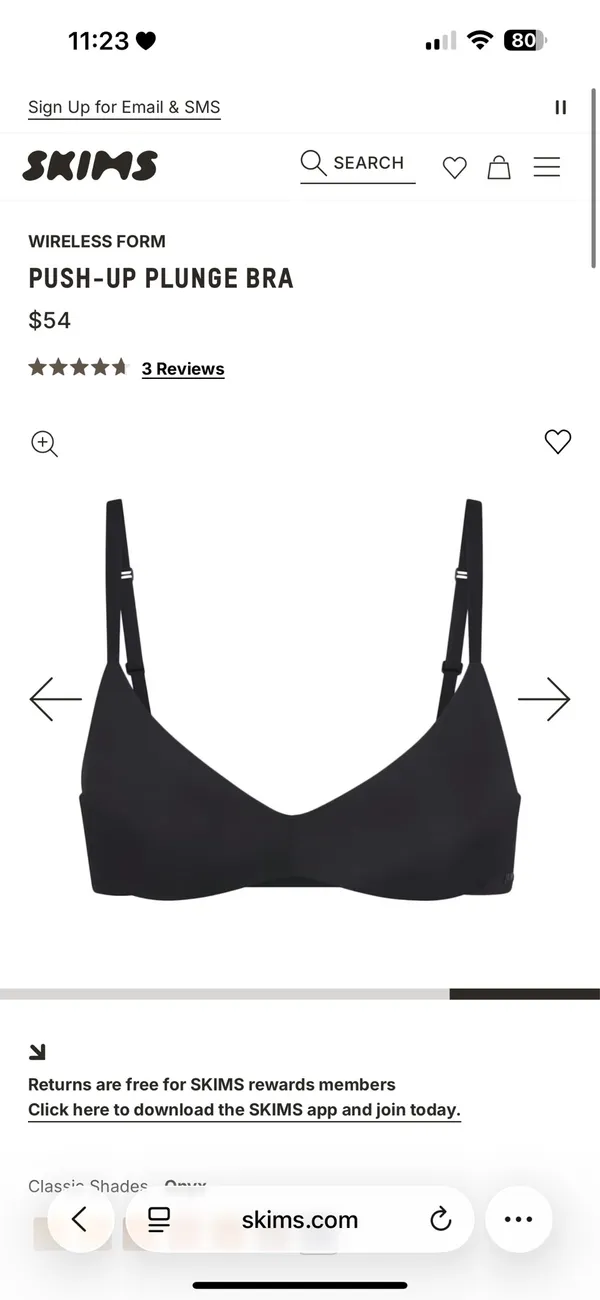 SKIMS Push-Up Plunge Bra - Image 2