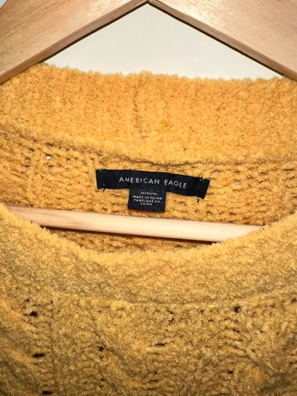 American Eagle Impossibly Soft Cable Knit Sweater - Image 7
