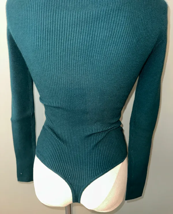 Abercrombie Corset Sweetheart Sweater Bodysuit - Image 4