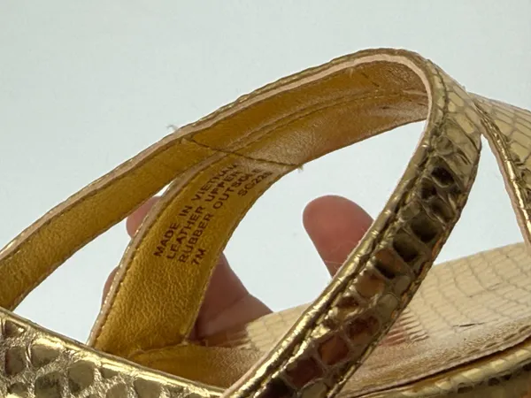 Michael Kors Heels Gold 7 - Image 10