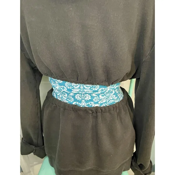 Denim & Supply Ralph Lauren Reworked Crop Hoodie Skirt Set Charcoal Gray L - Image 9