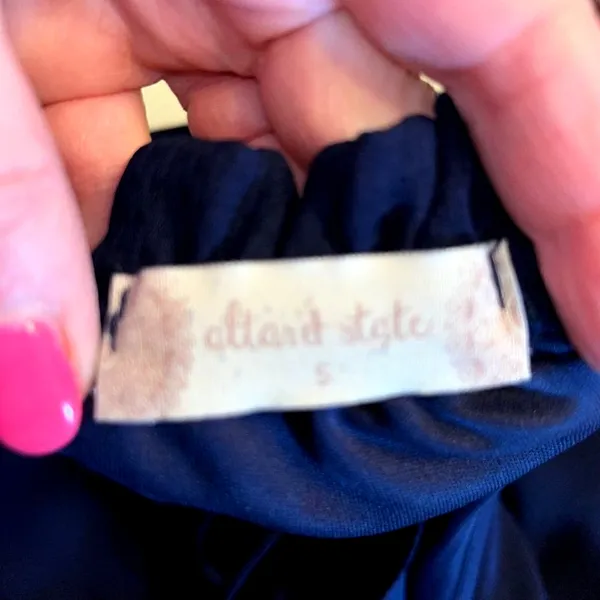 ‎Altar’d State navy halter dress small - Image 5
