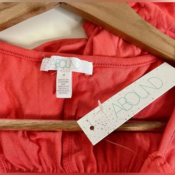 NWT Abound coral-ish Stretchy Dress-medium - Image 2