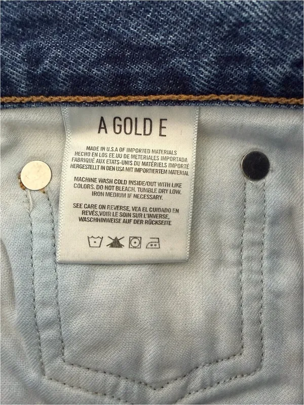 Agolde Vintage High Rise Flare Medium Wash Size 25 Cotton Retro Bohemian Denim - Image 6