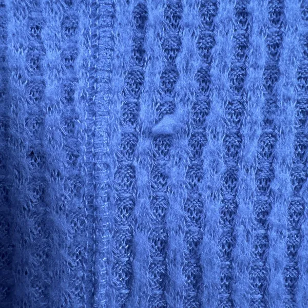 American Eagle Women S Purple Waffle Knit Over Sized Long Sleeve Thermal Tunic - Image 8