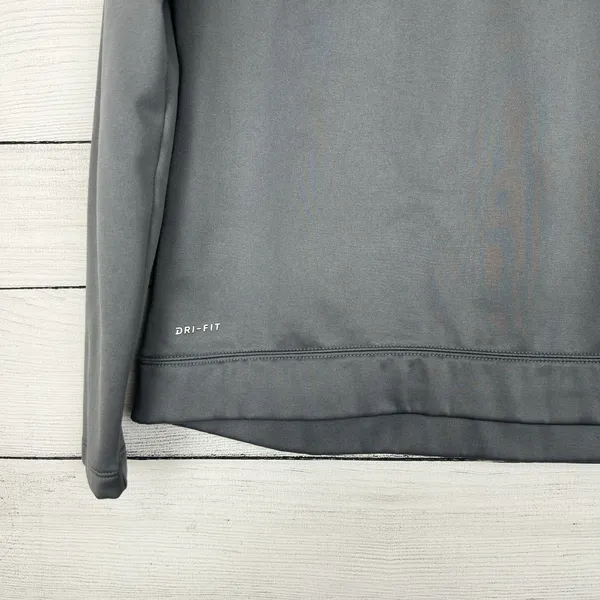 Nike Golf Women's Performance Zip Pullover Size‎ Small Grey Athletic Active - Image 3