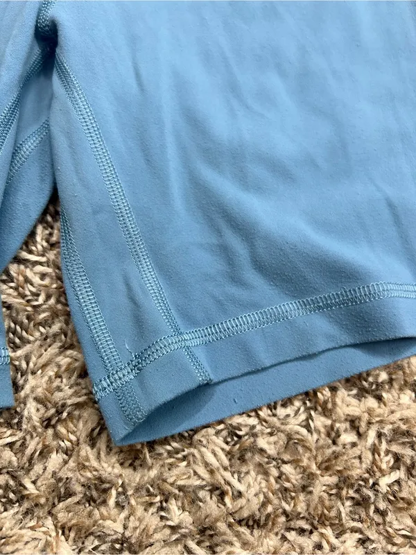 Lululemon Align High-Rise Short 6 Utility Blue Sz 2 - Image 4