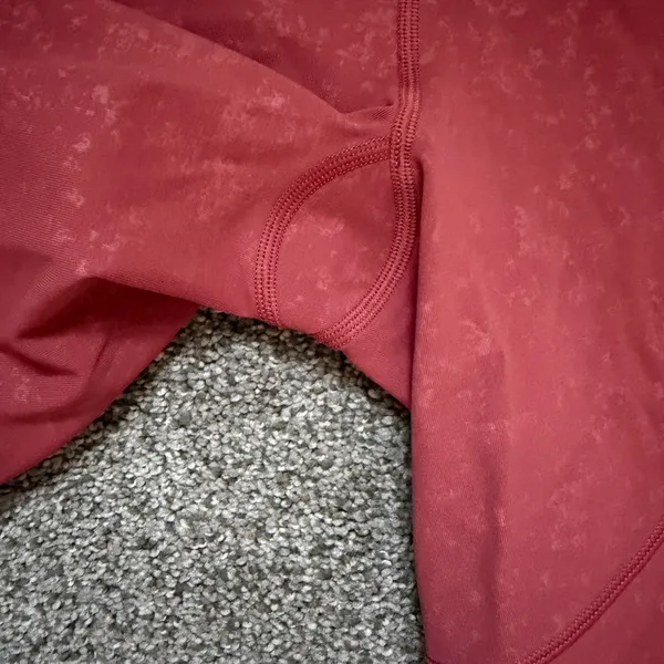 Lululemon Track and Train Short 8" *Embossed in Speckle Emboss Soft Cranberry 6 - Image 5