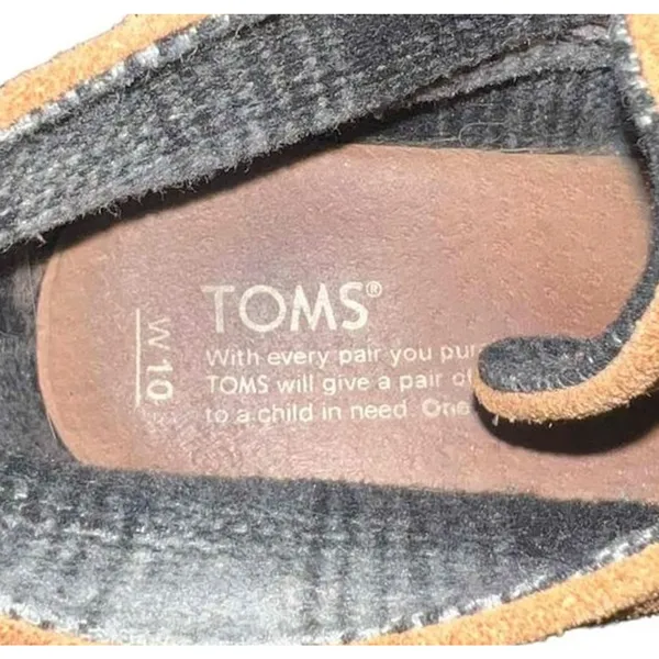 TOMS Desert Wedge Lace-Up‎ Ankle Booties Womens Size 10 Brown Hidden Wedge - Image 9