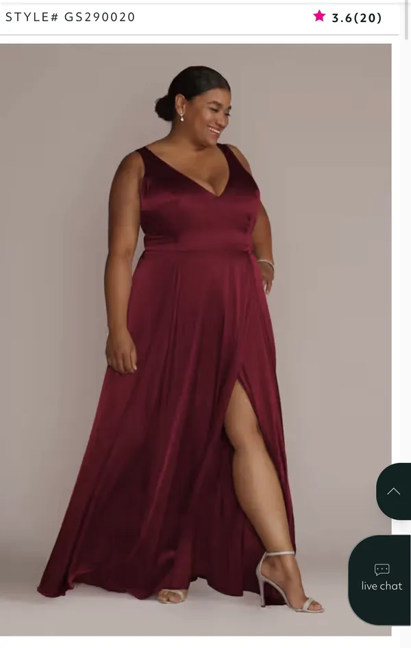 David's Bridal Bridesmaid Dress - Image 7