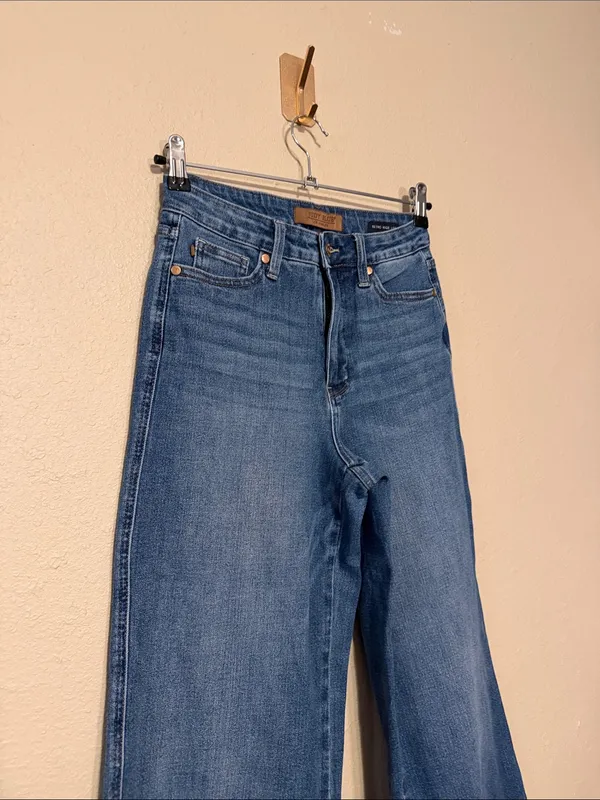 Judy Blue Retro Wide Leg Jeans Size 27 - Image 2