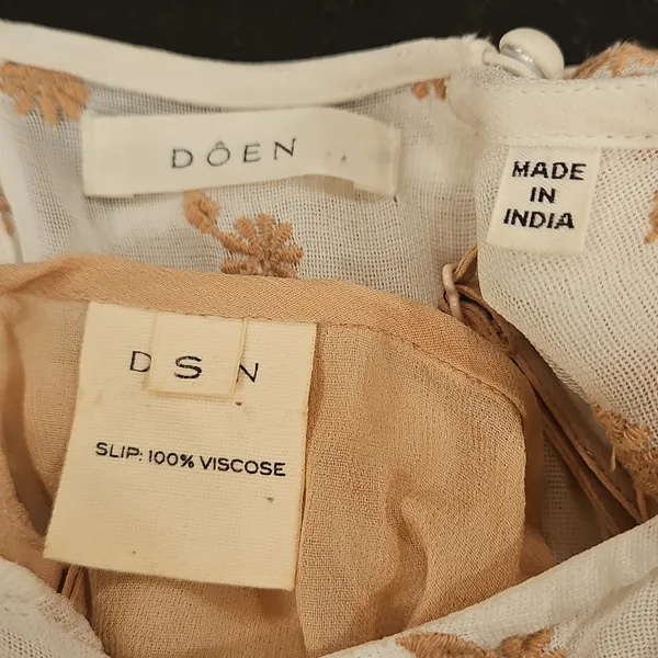💕DOEN💕 Flora Dress ~ Salt Small White - Image 16