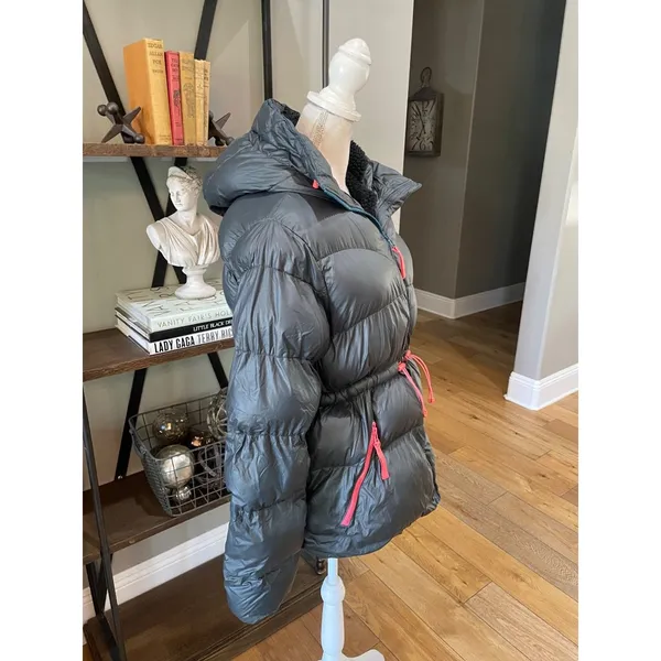 Hunter Original A Line Puffer Jacket Blue Womens Size Medium - Image 10
