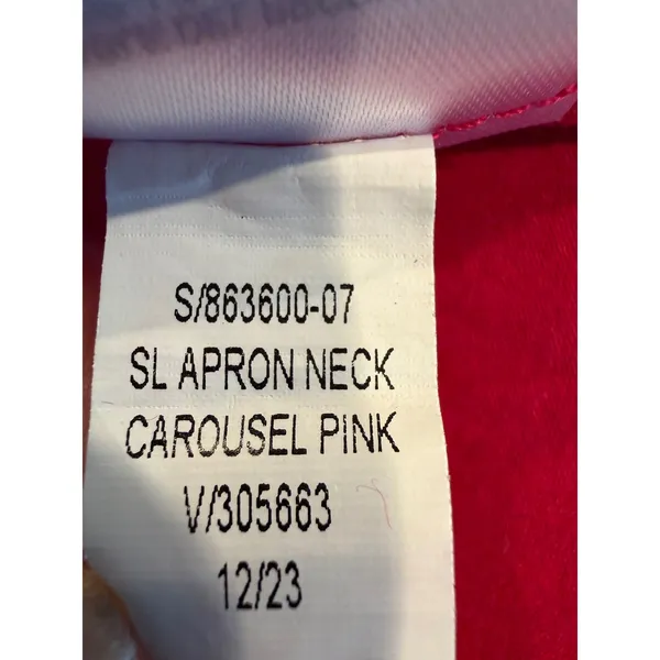 Old Navy Carousel Pink Apron Neck Cross Back Mini Dress XL Minimalist Resort y2k - Image 10