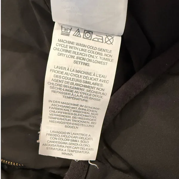 J.Crew Black Full Zip Quilted Vest Flap Front Pockets Women's Small Preppy - Image 10