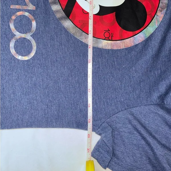 Disney Mickey Mouse Red and Blue Graphic Tee - Image 6