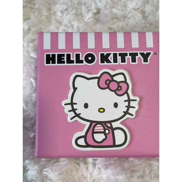 Sanrio Hello Kitty Brass Enamel Pink Ice Cream Cone Pendant Necklace NEW - Image 9