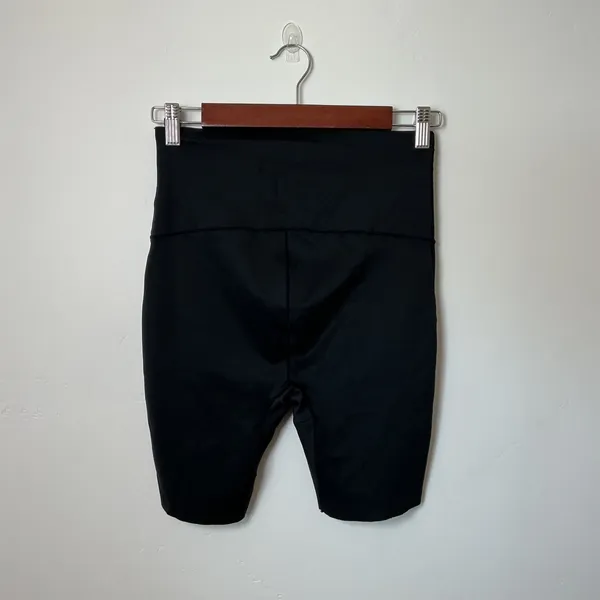 Juicy Couture Black Seamless High Waist Biker Shorts‎ Athleisure Size L - Image 2